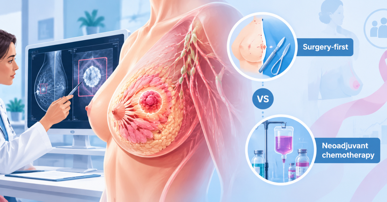 Surgery-first versus neoadjuvant chemotherapy in stage I (cT1c) triple-negative breast cancer: A critical reappraisal