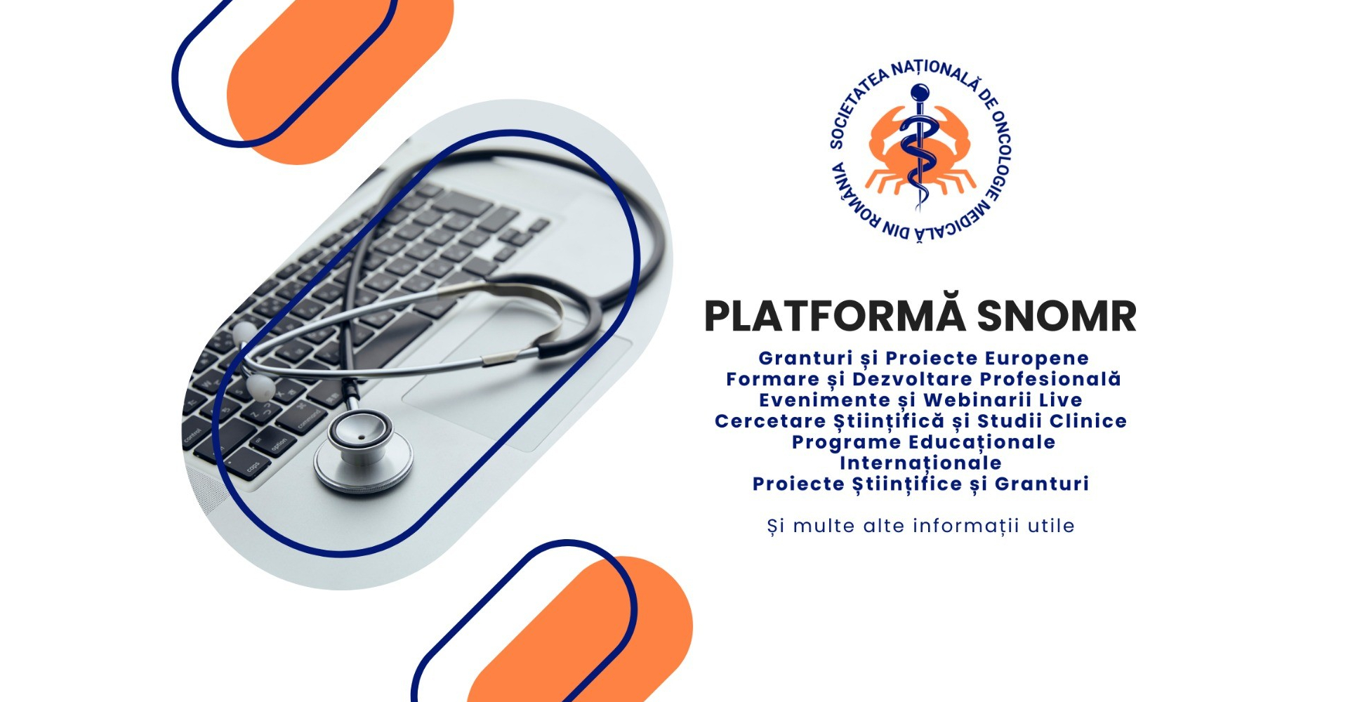 Lansarea Platformei S.N.O.M.R. OncoResearch – Training, Granturi și Colaborări